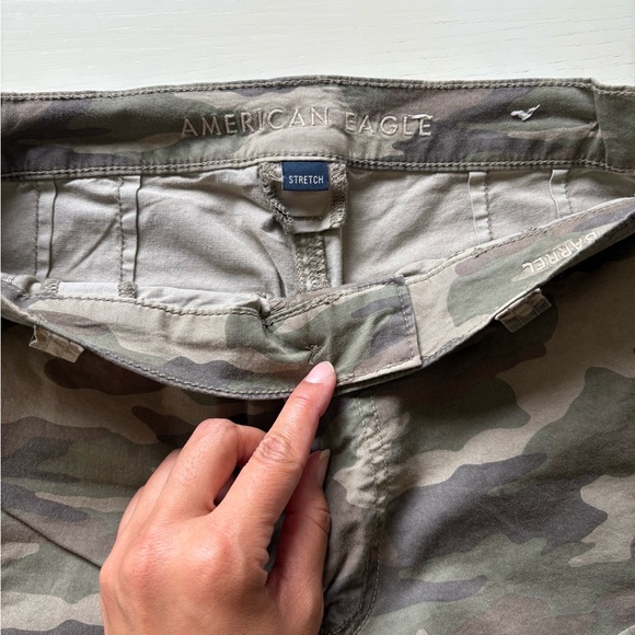 Barrel Leg Camo Cargo Pants - Picture 4 of 8